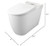 Grohe Essence 39677000 Essence Right Height Elongated Toilet Bowl with Seat Less Tank in Grohe Alpine White