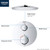 Grohe Grohtherm 24107000 Single Function 2-Handle Thermostatic Valve Trim in Grohe Chrome