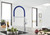 Grohe Essence 30321TY0 GrohFlexx Kitchen Hose Spout in Grohe Rsh Blue