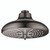 Grohe Rainshower 26789A00 Shower Head, 6-1/2" - 3 Sprays, 1.75gpm in Grohe Hard Graphite