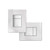 Grohe Skate 389160A0 Wall Plate in Grohe Mirror Glass