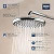Grohe Tempesta 26715EN0 250 Rain Shower Head, 9 7/8" - 1 Spray, 1.75 gpm in Grohe Brushed Nickel
