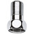 Grohe Grohtherm 12424000 Straight Union (1-1/4" With 1-1/2" Nut) in Grohe Chrome