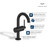 Grohe Atrio 24351000 Single Hole Single-Handle M-Size Bathroom Faucet 1.2 GPM in Chrome