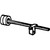 Grohe Repair Parts 07052000 Actuating Rod in Grohe Chrome
