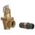 Watts 0382008 Series 740-030 Hot Water Boiler Relief Valve, 3/4" Raised Seat