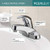 Peerless Core P131LF Single Handle Bathroom Faucet in Chrome Finish