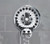 Peerless Universal Showering Components 76455 SideKick Shower System in Chrome Finish