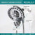 Peerless Universal Showering Components 76455 SideKick Shower System in Chrome Finish