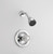 Peerless Core P188710 Shower Only Complete Combo Handles in Chrome Finish