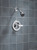 Peerless Core P188710 Shower Only Complete Combo Handles in Chrome Finish