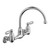 Peerless Claymore P299305LF Two Handle Wall Mounted Kitchen Faucet in Chrome Finish
