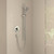 Hansgrohe 04971000 Vernis Blend Wallbar Set 100 Vario-Jet 24", 1.5 GPM in Chrome