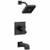 Delta Ara Monitor 17 Series H2OKinetic Tub & Shower Trim in Matte Black Finish - T17467-BL