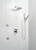 Delta Ara Angular Modern Monitor 17 Series Valve Trim with 3-Setting Integrated Diverter