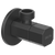 Delta Ceramic Quarter Turn Angle Valve in Matte Black Finish - IAO36005-BL