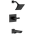Delta Pivotal Monitor 14 Series H2OKinetic Tub & Shower Trim in Matte Black Finish - T14499-BL
