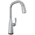 Delta Stryke Single Handle Pull Down Kitchen Faucet with Touch 2O Technology in Lumicoat Arctic Stainless Finish - 9176T-AR-PR-DST
