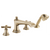 Brizo Rook Roman Tub Faucet with Handshower - Less Handles in Luxe Gold Finish - T67460-GLLHP