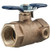 Watts 1" Lead Free Full Port Tapped Ball Valve, Threaded - 781054LL