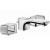 AXOR 11043001 Urquiola Wall-Mounted Widespread Faucet w/Baseplate Chrome