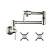 AXOR 16860001 Montreux Pot Filler Deck-Mounted Chrome