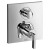 AXOR 39720821 Citterio Trim Lever Thermostatic w/Volume Control  & Diverter Brushed Nickel