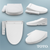 Toto C2 Elongated Auto Flush Washlet+ Ready Electronic Bidet Toilet Seat with PREMIST and EWATER+ Wand Cleaning in Cotton White