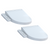 Toto C2 Elongated Washlet Bidet Toilet Seat with PREMIST and EWATER+ Wand Cleaning - Cotton White - 2 Pack