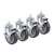 Krowne Heavy Duty 5/8-in 11 Threaded Stem Caster With 5-in Wheel (Set Of 4) - 28-185S