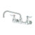 Krowne Diamond Series 8-in Center Wall Mount Faucet With 8-in Spout, Includes Mounting Hardware - DX-808