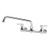 Krowne Silver Series 8-in Center Wall Mount Faucet With 10-in Spout - 12-810L