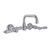 Rohl Acqui Wall Mount Bridge Lavatory Faucet With U-Spout in Polished Chrome - A1423LMAPC-2