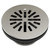 Brizo Prefab Round Shower Drain in Brushed Nickel - BT051414-BN
