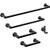 Delta Tetra Towel Bar in Matte Black - 78908-BL