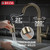 Delta Essa Essa Single Handle Pull-Down Bar / Prep Faucet in Champagne Bronze - 9913-CZ-DST