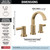 Delta Albion Two Handle Widespread Bathroom Faucet in Champagne Bronze - 35855LF-CZ