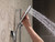 Delta Universal Showering Components Square Wall Elbow For Hand Shower in Chrome - 50570