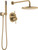 Delta Modern Monitor Series Shower With Raincan, Hand Shower & Rough Valve in Champagne Bronze - 342702-CZ