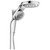 Delta Universal Showering Components Hydrorain H2Okineticsetting Two-In-One Shower Head in Chrome - 58680-25