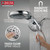 Delta Universal Showering Components Hydrorain H2Okineticsetting Two-In-One Shower Head in Chrome - 58680-25