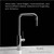 Rohl Acqui Wall Mount Bridge Kitchen Faucet With Sidespray And Column Spout in Polished Chrome - A1456XMWSAPC-2