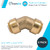 Sharkbite Lead-Free Push-to-Connect 45-Degree Elbow - 3/4" x 3/4" in Brass - U656LF