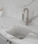 Rohl Allia 18" Fireclay Single Bowl Bar/Food Prep Kitchen Sink in White - 5927-00