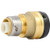 Sharkbite 1-1/2 in. x 1 in. Push-to-Connect Reducing Coupling Fitting in Brass - UXL014128