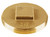 Oatey Cleanout plug, 3 1/2-inch Brass Cleanout Plug in Brass - 42373 - 5 pack