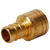 Legend Valve 1-1/4" PEX x 1-1/4" Sweat Adapter Lead-Free DZR Brass Fitting in Forged Brass - 460-626NL