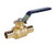 Legend Valve 3/4" T-2006 No Lead, DZR PEX Ball Valve in Forged Brass - 101-594NL