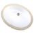 17" X 14" UCM OVAL LAV WHITE