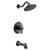 Moen Belfield M CORE 3 Series 1 Handle Tub and Shower Trim Kit in Matte Black - UT3313BL